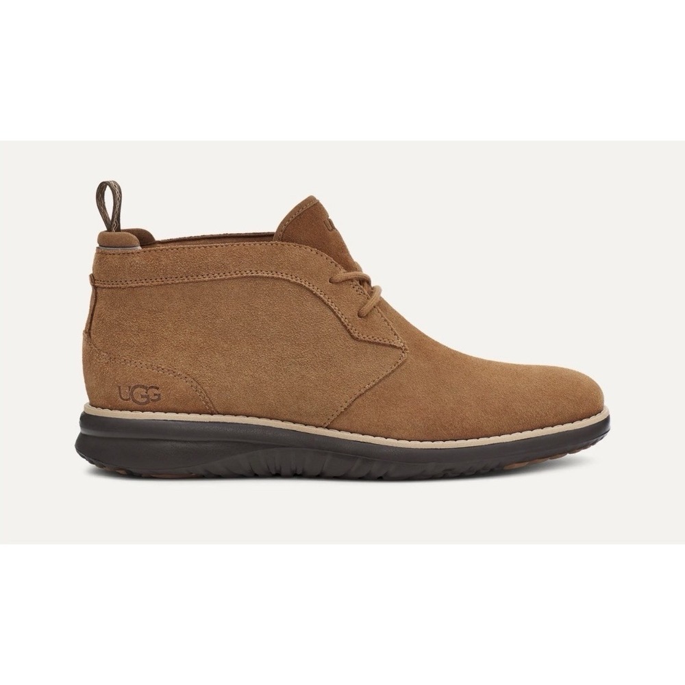 UGG Union Chukka Suede Boots Lace Up Chestnut 1120984 Men's Size 10